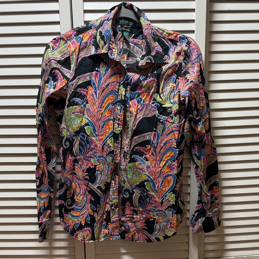 Lauren Ralph Lauren Multicolor Paisley Blazer